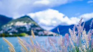 Mountain & lake